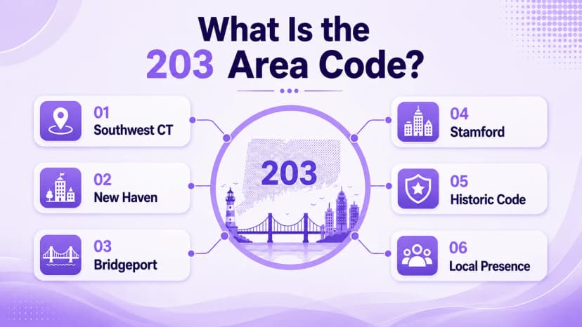 Mã vùng 203 - Southwest CT, New Haven, Bridgeport, Stamford, mã lịch sử và hiện diện địa phương là gì