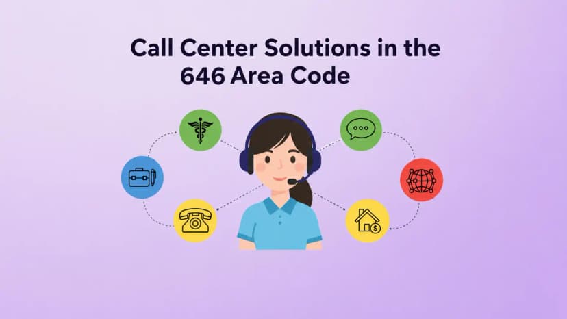 حلول مركز الاتصال في رمز المنطقة 646
