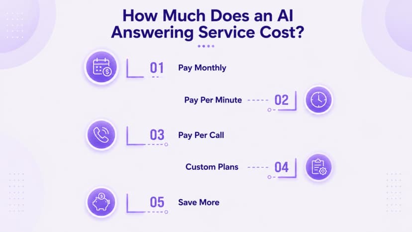 AI answering service pricing models