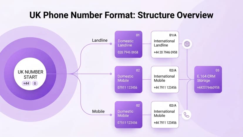 İngiltere telefon numarası yapısı