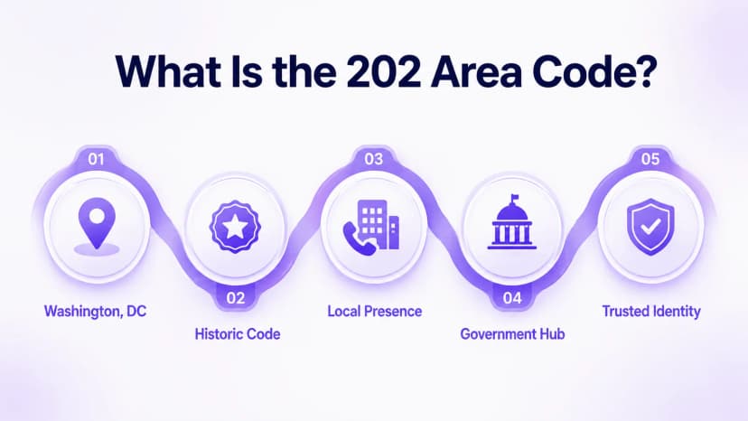 Wat is het netnummer 202: dekking van Washington DC, historische code, overheidshub en vertrouwde identiteit