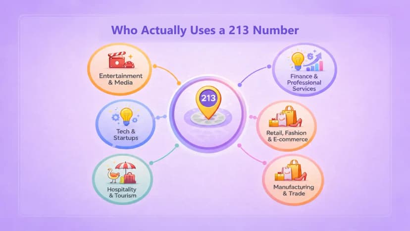 213 番号を実際に使用しているのは誰ですか