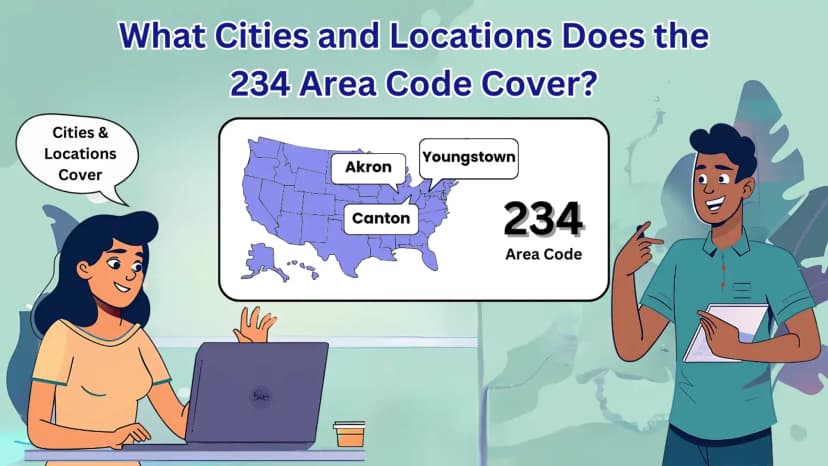 Welke steden en locaties dekt het netnummer 234?