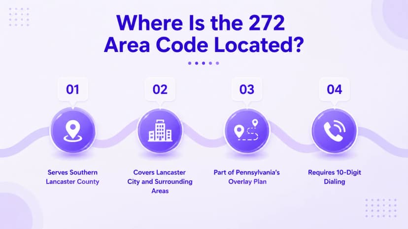 Waar bevindt zich het netnummer 272 - Scranton, Wilkes-Barre en Hazleton in het noordoosten van Pennsylvania