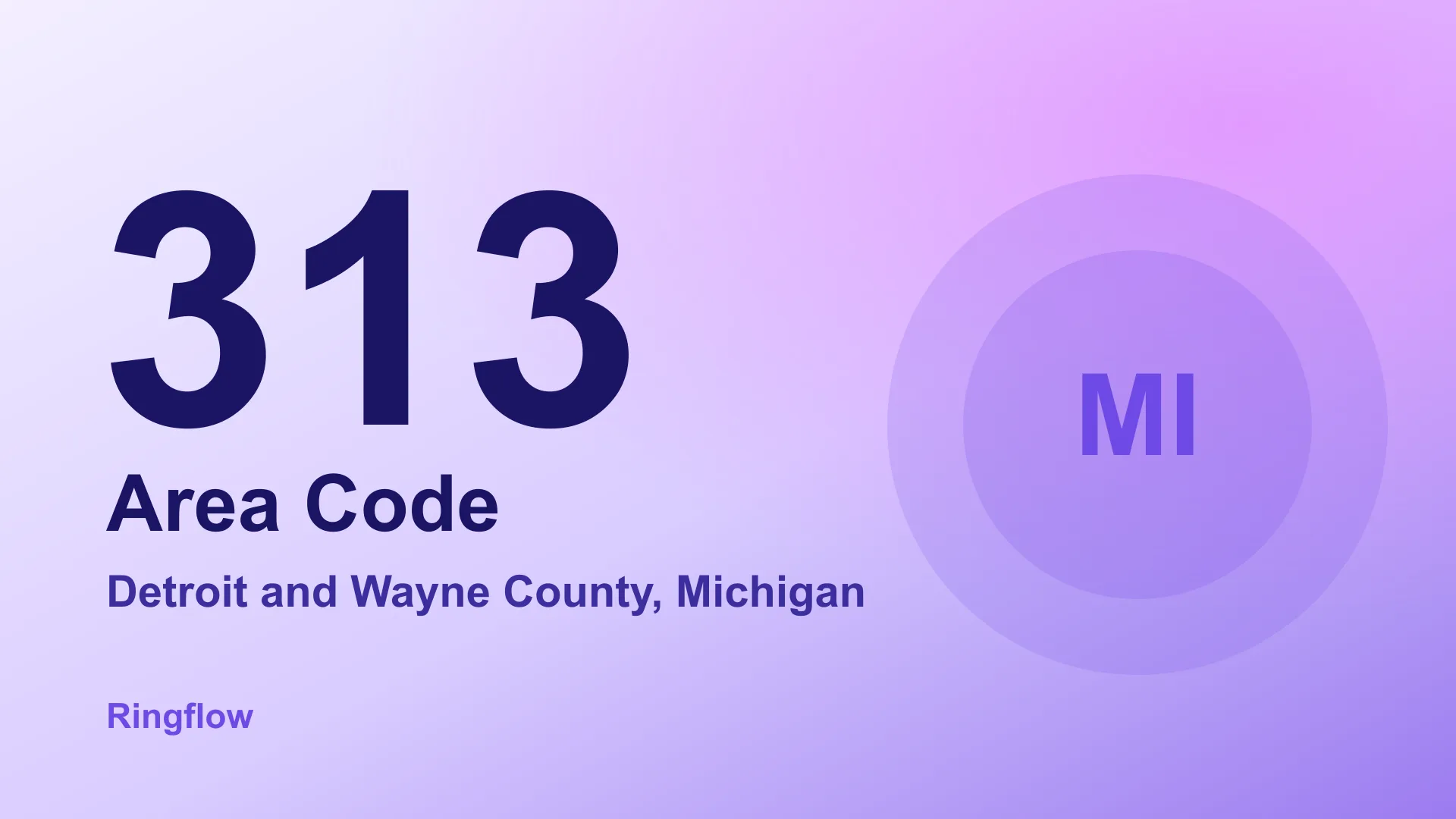 313 Area Code: Detroit Coverage, History and Dialing Rules
