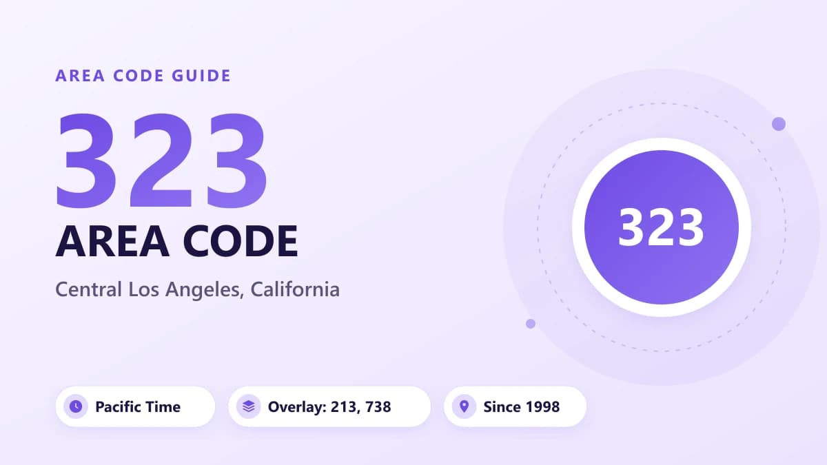 323 Alan Kodu: Los Angeles Merkezi Konumu ve Saat Dilimi
