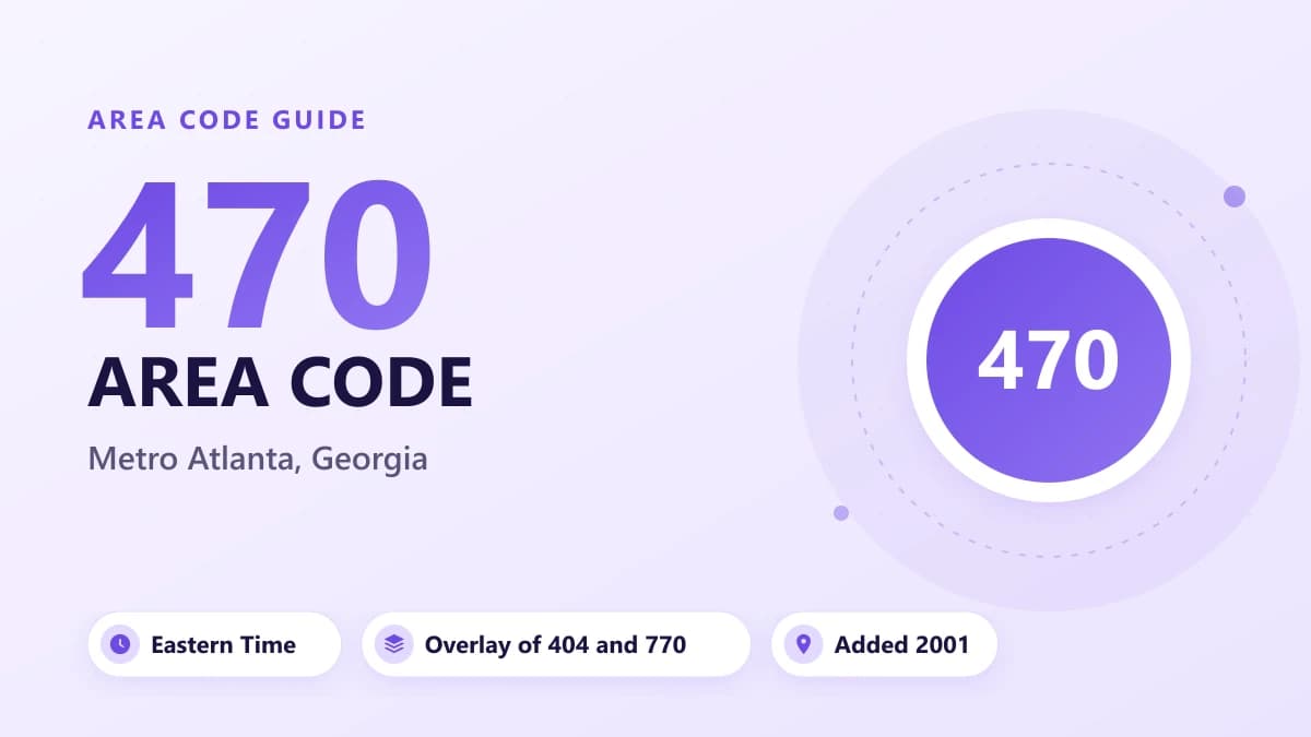470 Alan Kodu: Metro Atlanta, Georgia Konumu ve Saat Dilimi
