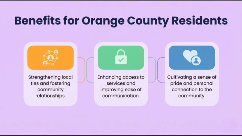 Vorteile für Einwohner von Orange County