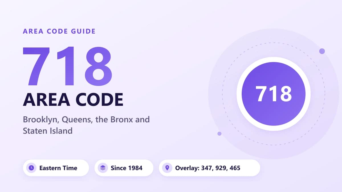 718 Alan Kodu: Brooklyn, Queens, Bronx ve Staten Island