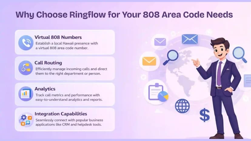 Ringflow 808 지역번호