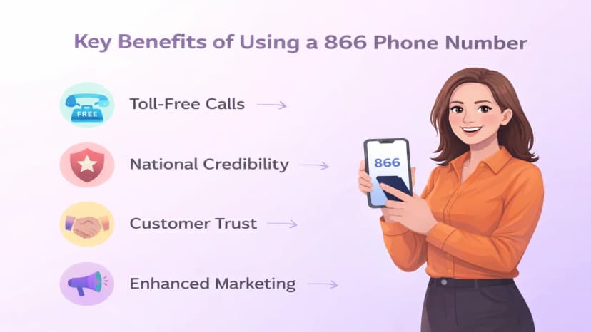 Principais vantagens de usar um número de telefone 866
