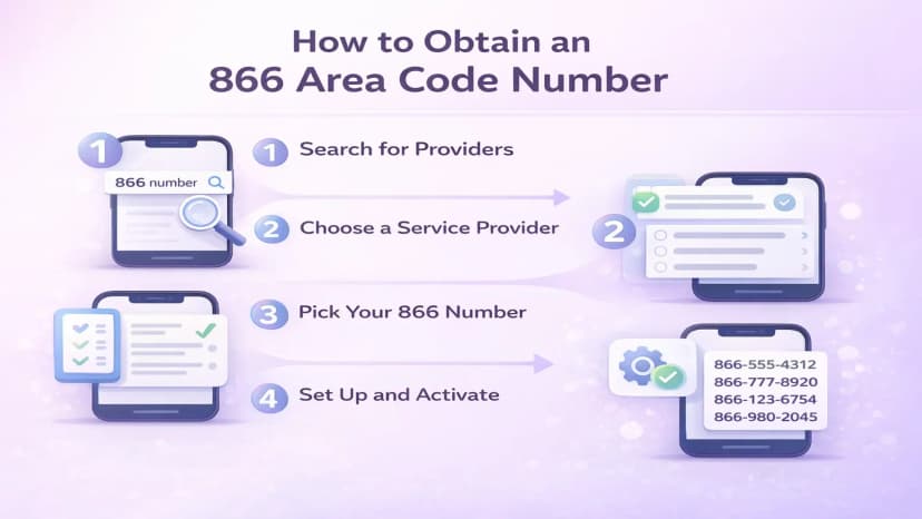 Como obter um número de código de área 866