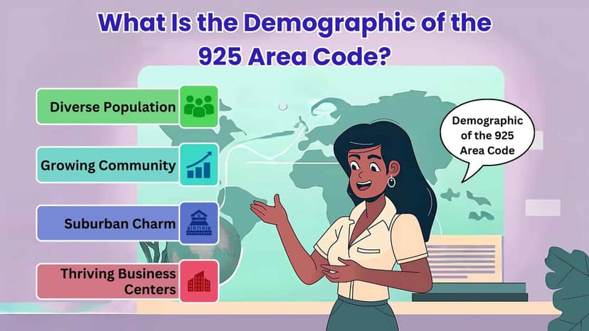 Wat is de demografie van het netnummer 925?