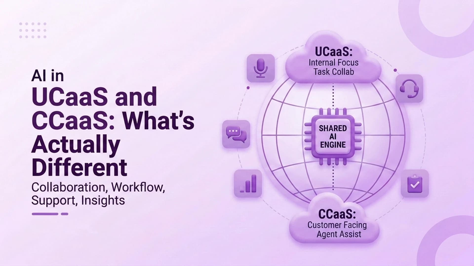 UCaaS 和 CCaaS 中的人工智能:实际上有什么不同