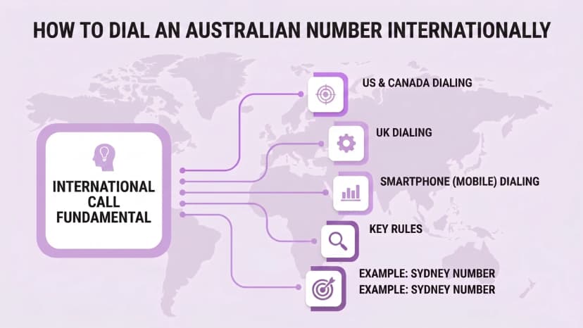 Internationaal bellen naar Australië
