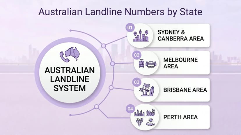 Vaste netnummers van Australië