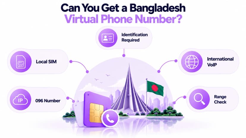 SIM card and national monument beside five options: local SIM, 096 number, international VoIP, identification required, and range check