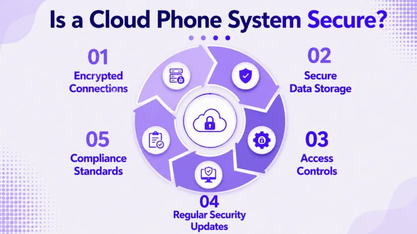 Sicherheit und Verschlüsselung von Cloud-Telefonsystemen
