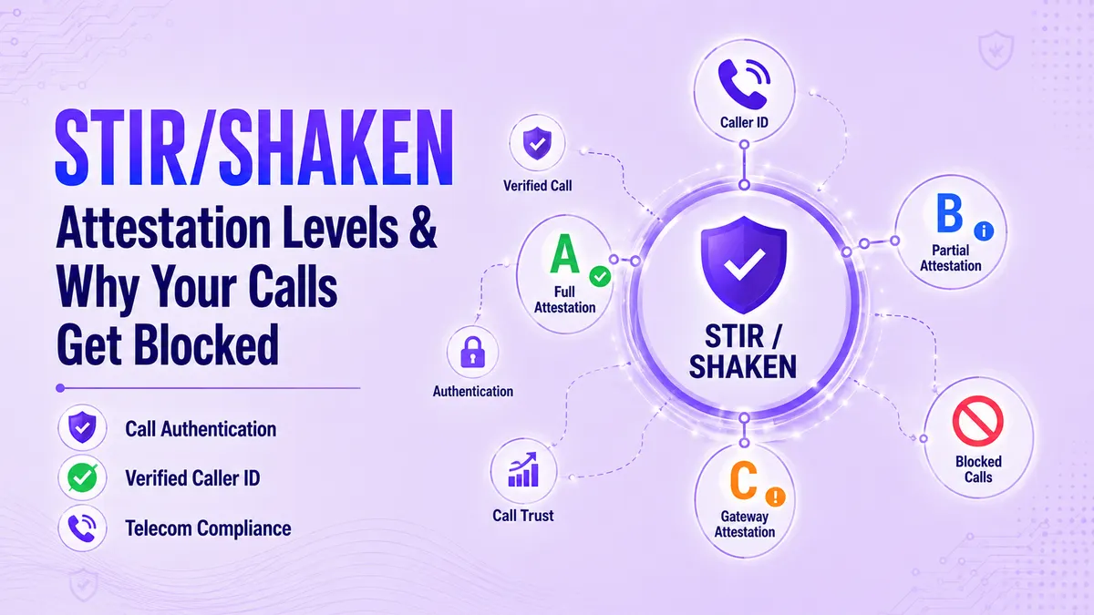STIR/SHAKEN 解释:证明级别以及您的呼叫为何被阻止