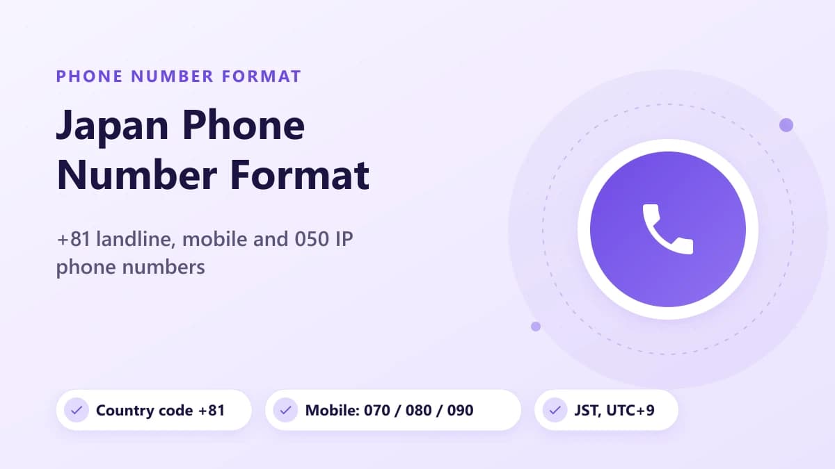 Japonya Telefon Numarası Formatı ve Japonca Sanal Numara Nasıl Alınır?