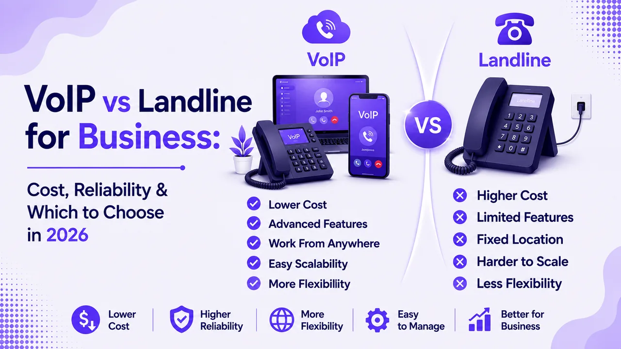 VoIP 与企业固定电话:成本、可靠性以及 2026 年的选择