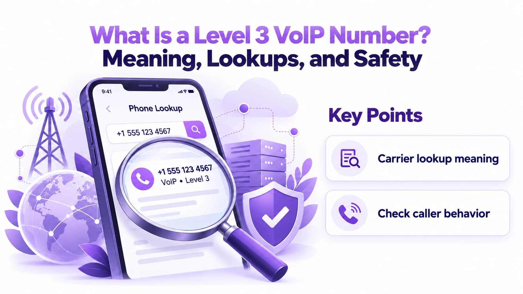 Hva er et nivå 3 VoIP-nummer? Betydning, oppslag og sikkerhet