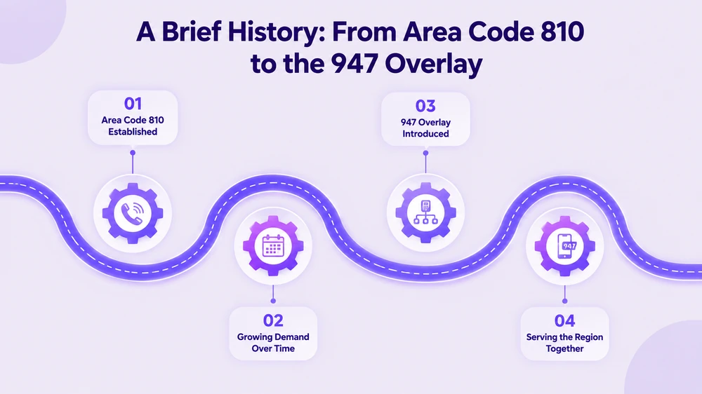 Een korte geschiedenis van netnummer 248 - van netnummer 810 tot de overlay 947