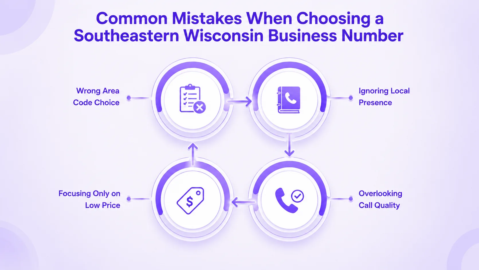 Veelgemaakte fouten bij het kiezen van een bedrijfsnummer in het zuidoosten van Wisconsin