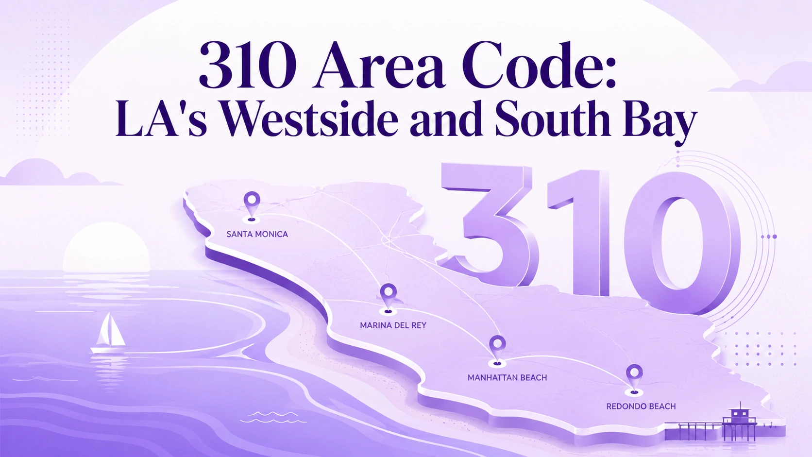 310 Retningsnummer: LAs Westside og South Bay