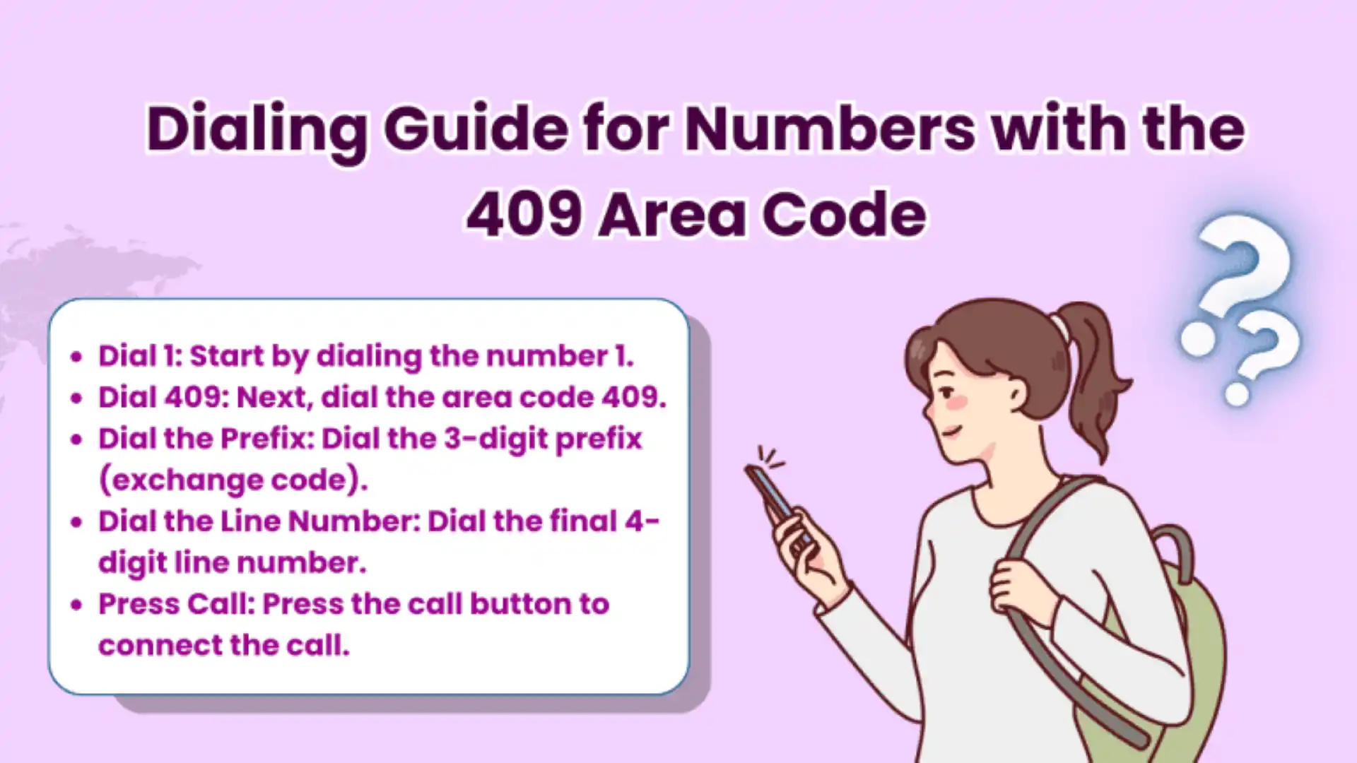 Como discar números com o código de área 409