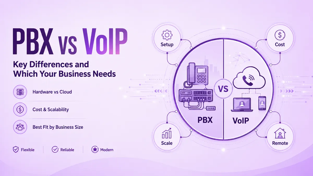 PBX vs VoIP: diferencias clave y lo que su empresa necesita