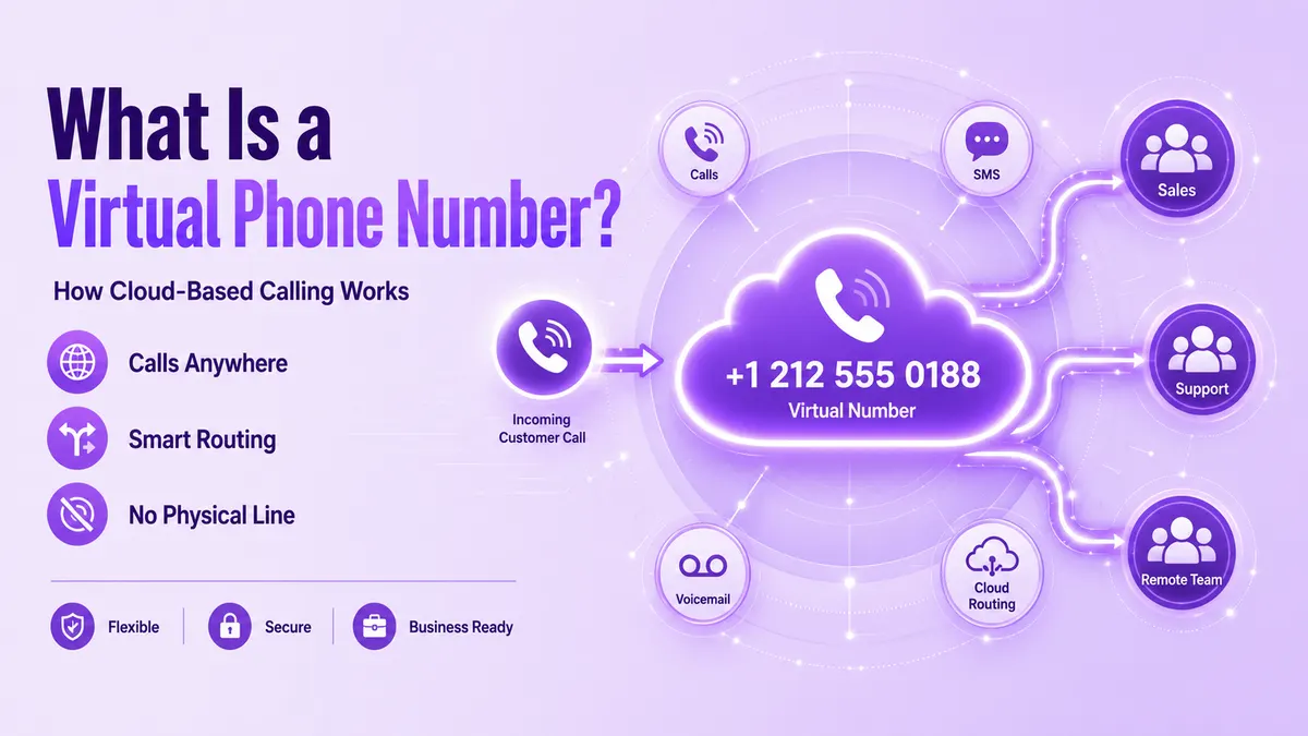¿Qué es un número de teléfono virtual y cómo funciona?