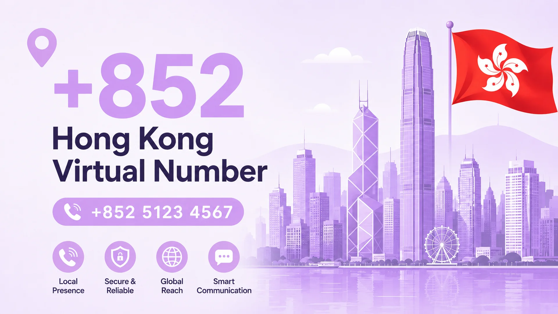 Virtuelle Telefonnummer für Hongkong: So erhalten Sie eine +852-Nummer