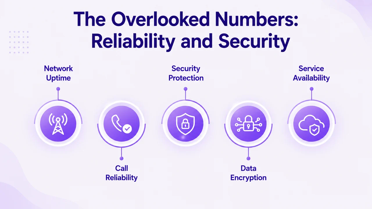 สถิติความน่าเชื่อถือและความปลอดภัยของ VoIP