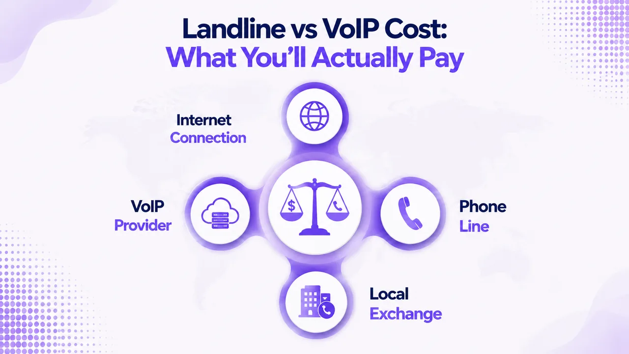 การเปรียบเทียบรายละเอียดต้นทุนโทรศัพท์พื้นฐานกับ VoIP 3 ปี