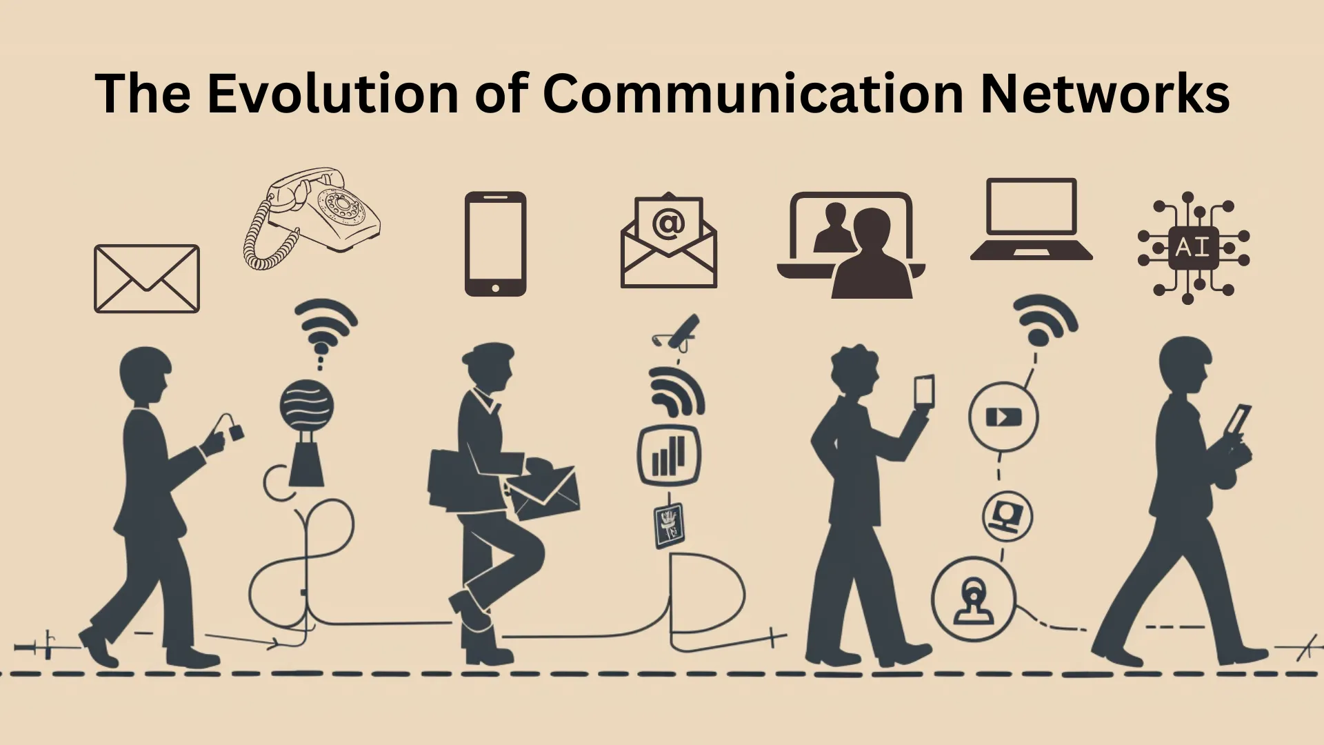 The Evolution of Communication Networks
