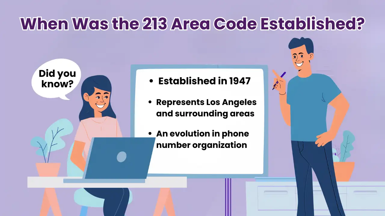 When Was the 213 Area Code Established?
