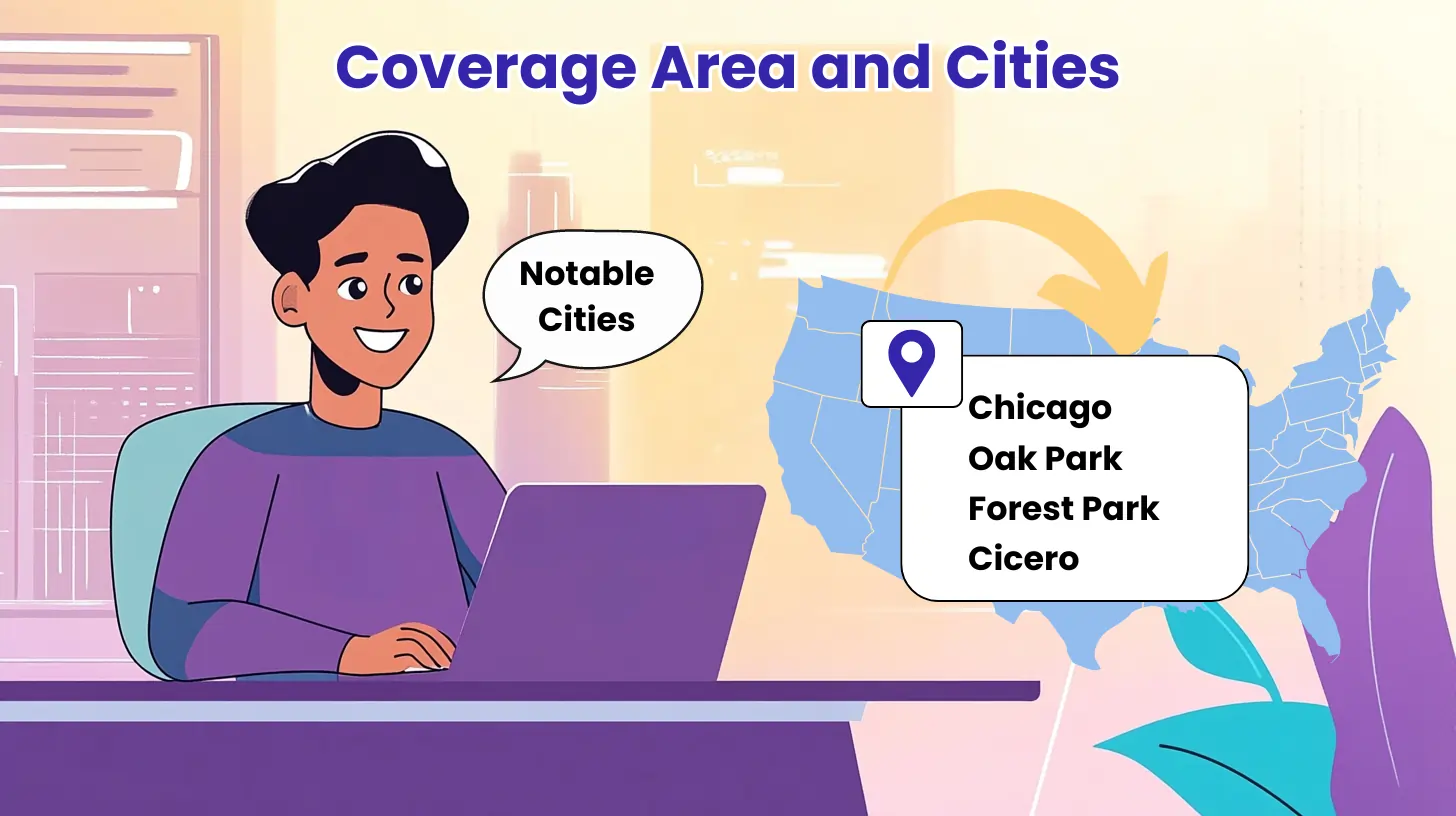 Coverage Area and Cities