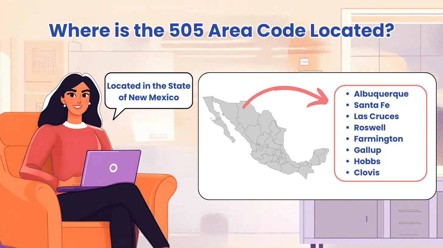 Where is the 505 Area Code Located?
