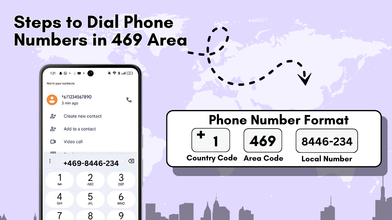 Steps to Dial Phone Numbers in 469 Area