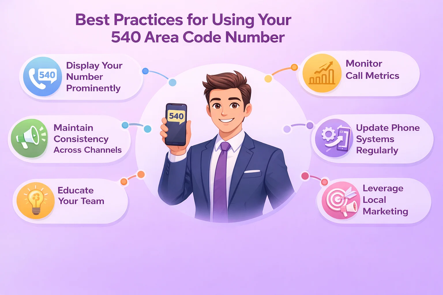 Best Practices for Using Your 540 Area Code Number