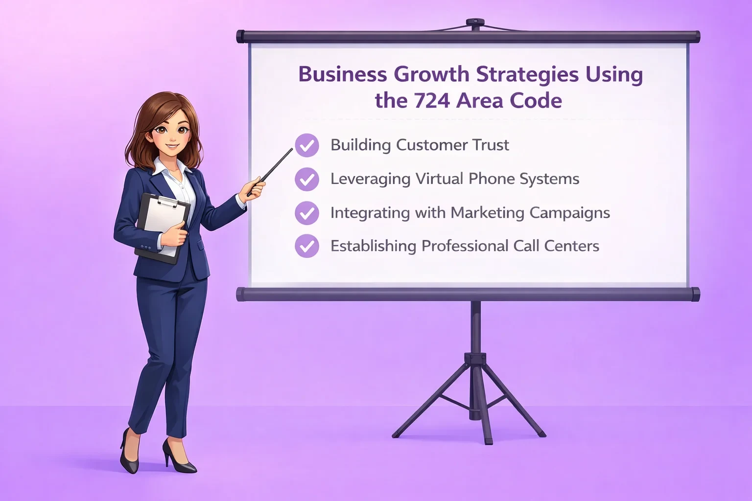 Business Growth Strategies Using the 724 Area Code