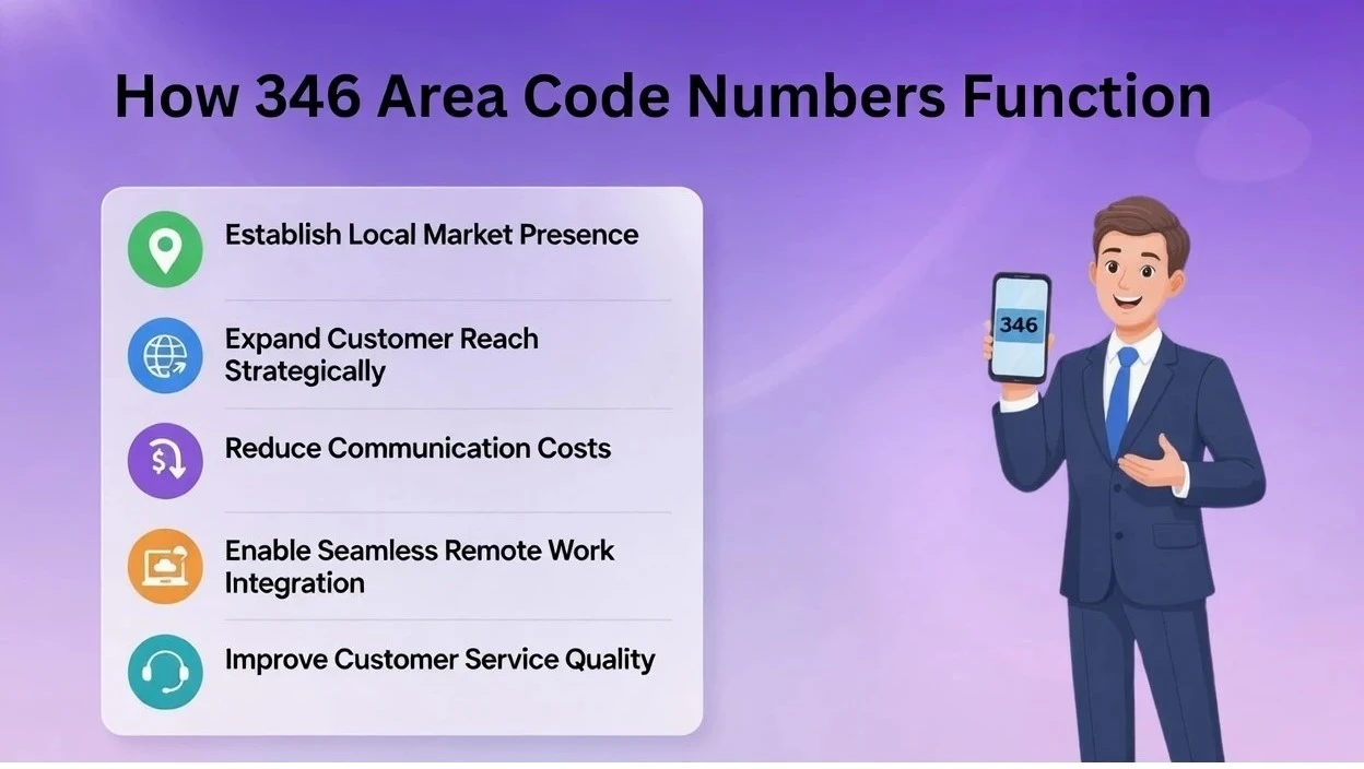 How 346 Area Code Numbers Function