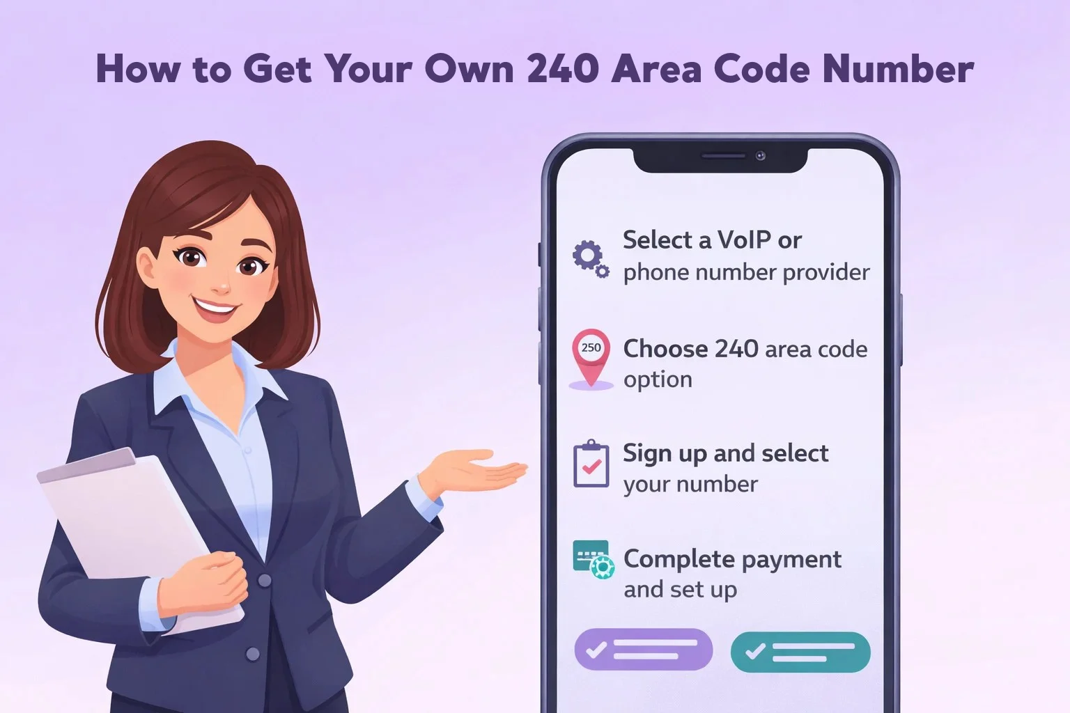 How to Obtain Your Own 240 Area Code Number