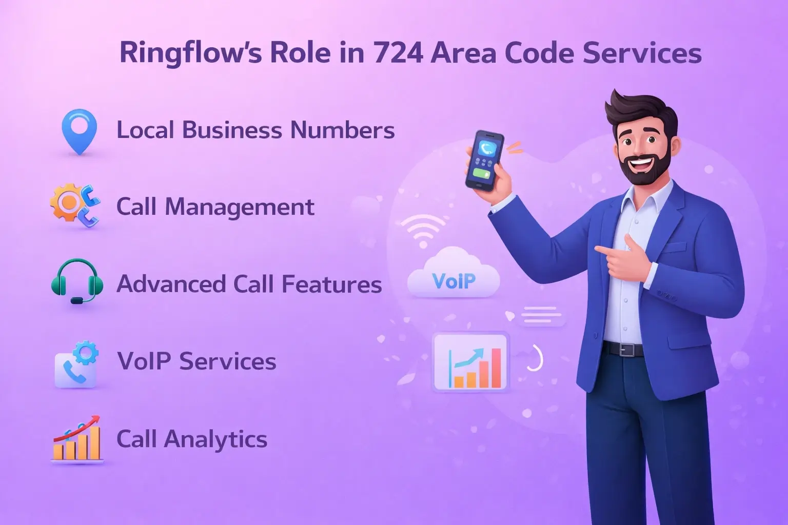 Ringflow's Role in 724 Area Code Services