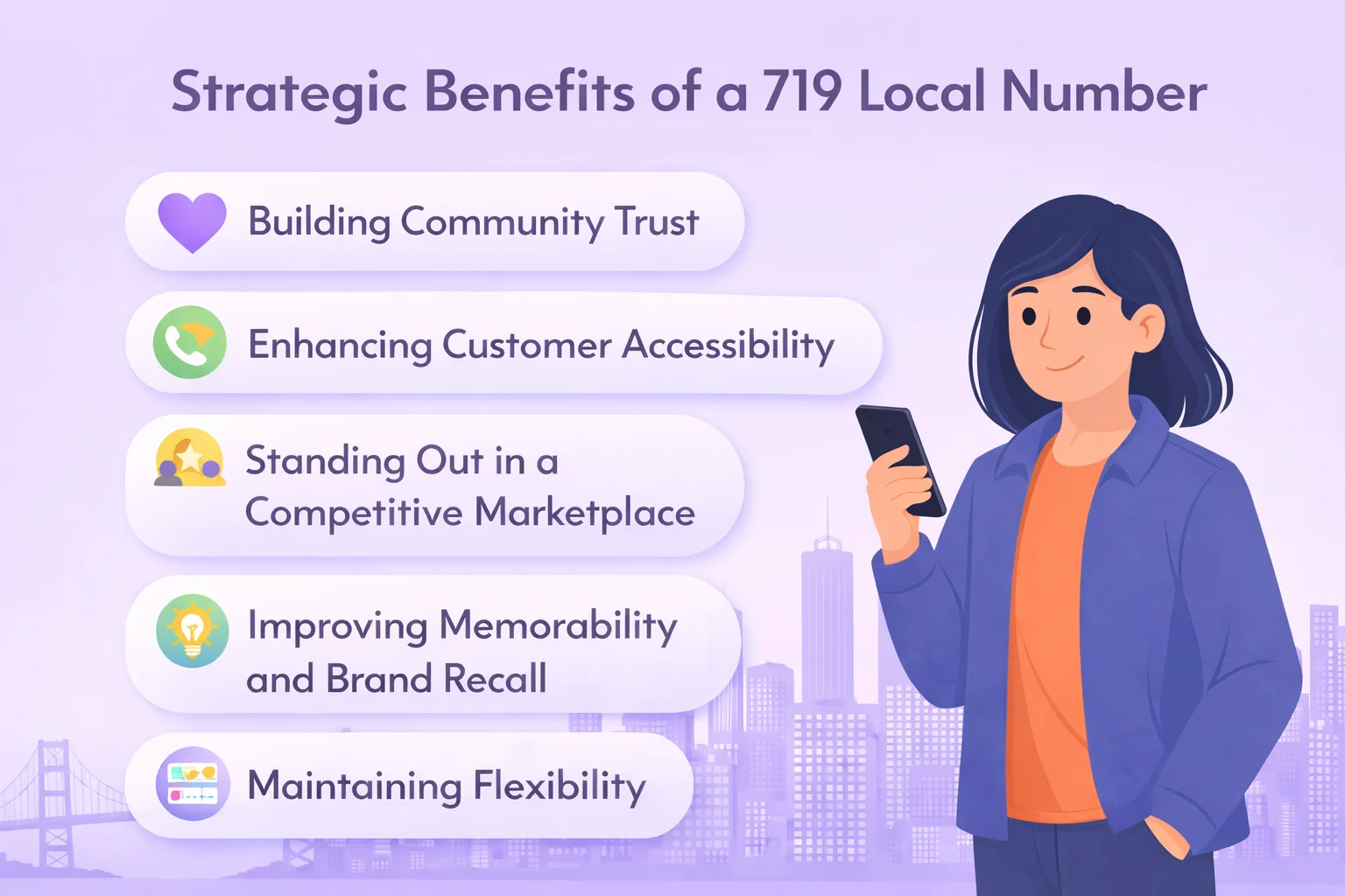 Key Advantages of a 719 Local Number