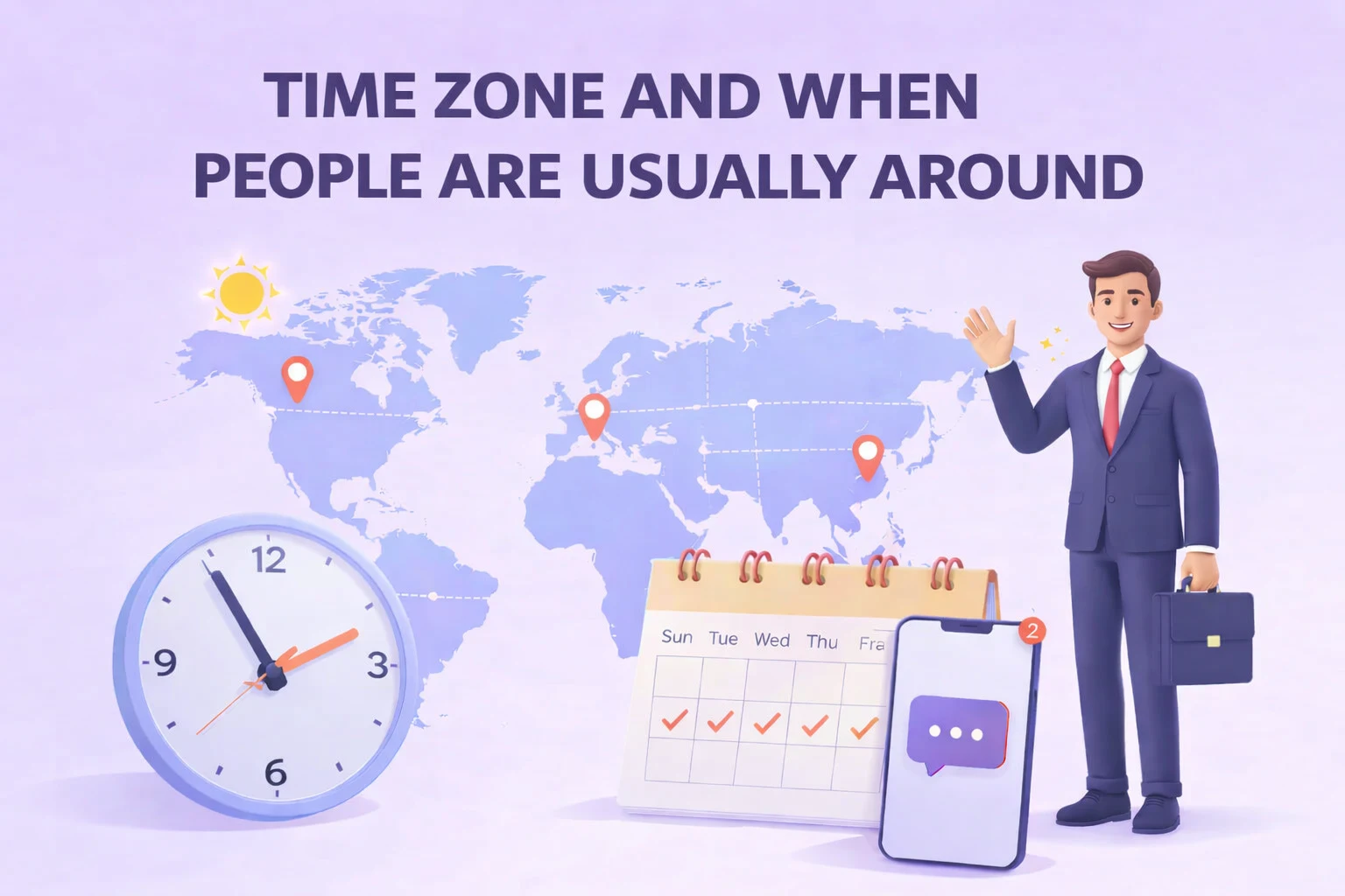 Time Zone and Typical Availability