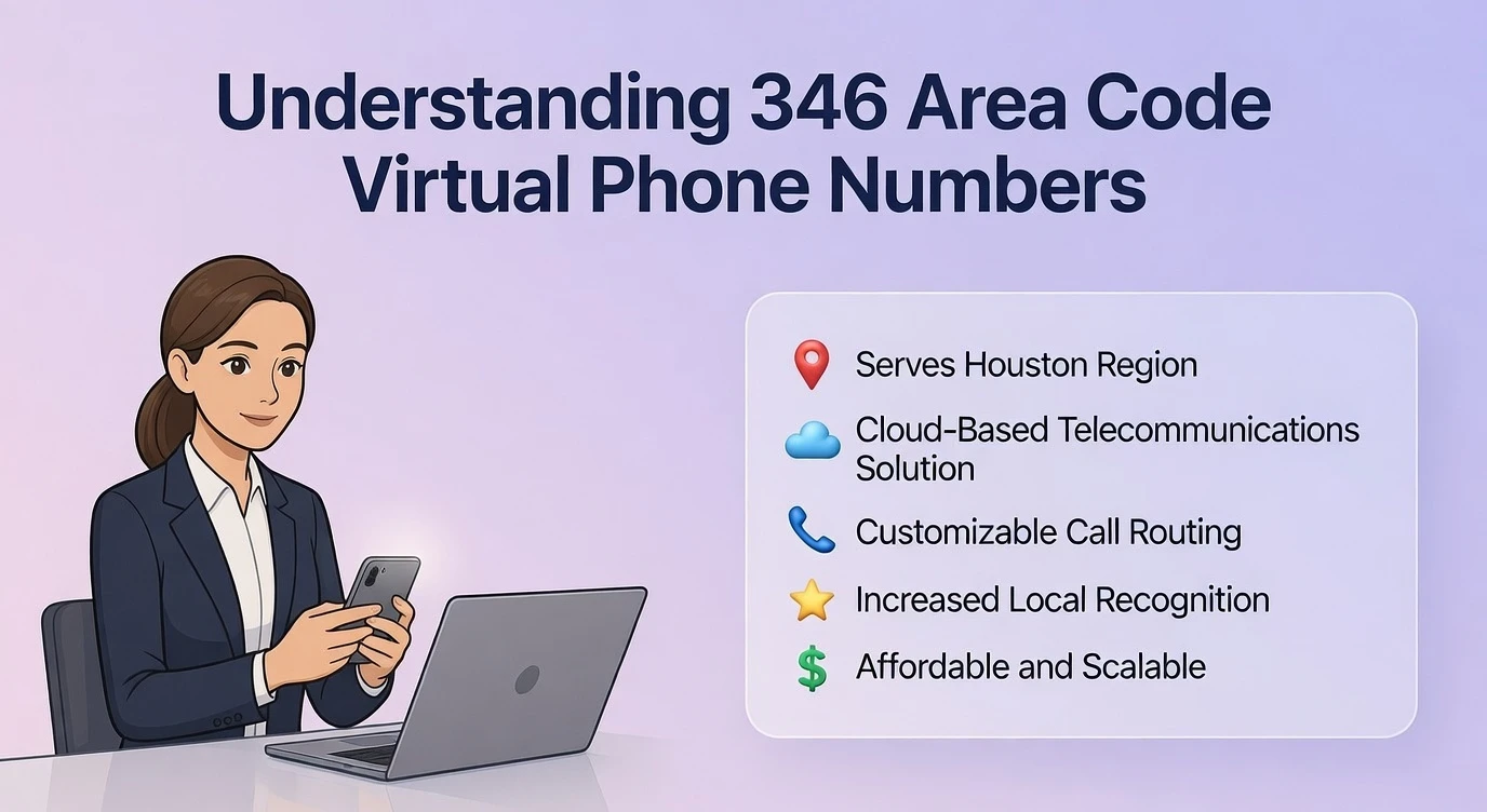 Understanding 346 area code Virtual number