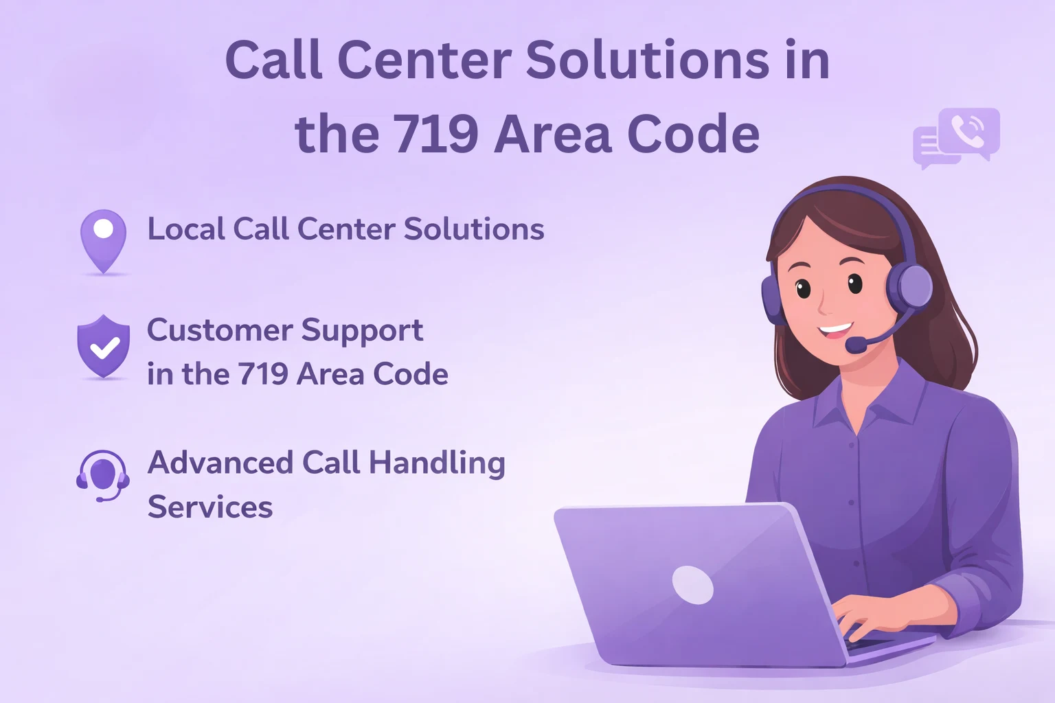Call Center Services for the 719 Area Code
