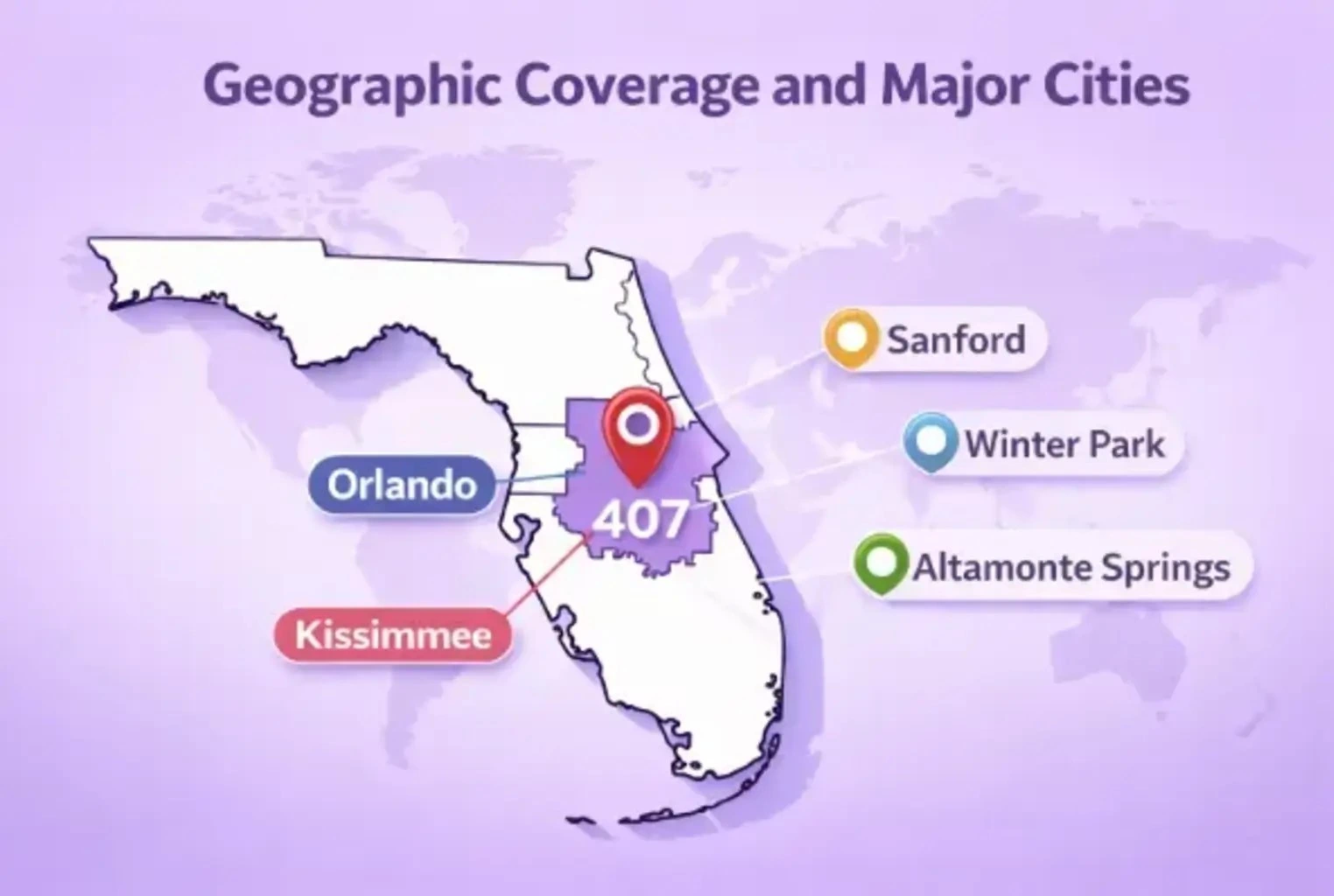 Regional Coverage and Key Cities